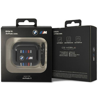 BMW BMA322SWTK AirPods 3 gen kryt černo/černý Multiple Colored Lines