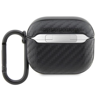 Kryt BMW BMA3WMPUCA2 AirPods 3 gen black/black Carbon Double Metal Logo