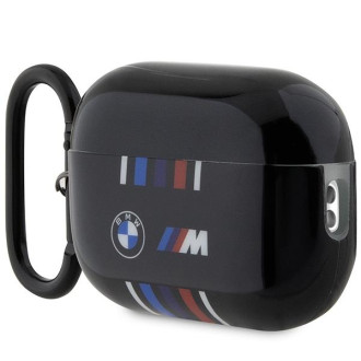 BMW BMAP222SWTK kryt AirPods Pro 2 gen černo/černý Vícebarevné linky