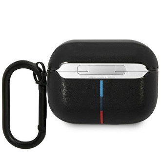 Kryt BMW BMAP22PVTK AirPods Pro black/black Leather Curved Line