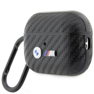 Kryt BMW BMAP2WMPUCA2 AirPods Pro 2 gen black/black Carbon Double Metal Logo