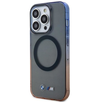 Pouzdro BMW BMHMP14LHTGE iPhone 14 Pro 6,1&quot; šedé/šedé pevné pouzdro Gradient Bumper MagSafe