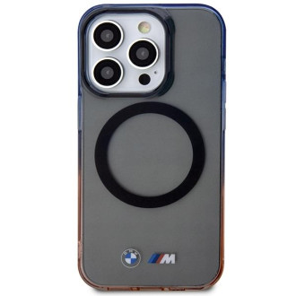 Pouzdro BMW BMHMP14LHTGE iPhone 14 Pro 6,1&quot; šedé/šedé pevné pouzdro Gradient Bumper MagSafe