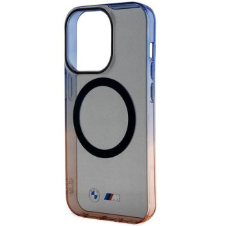 Pouzdro BMW BMHMP14LHTGE iPhone 14 Pro 6,1&quot; šedé/šedé pevné pouzdro Gradient Bumper MagSafe