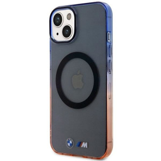 Pouzdro BMW BMHMP14SHTGE iPhone 14 6,1&quot; šedé/šedé pevné pouzdro Gradient Bumper MagSafe