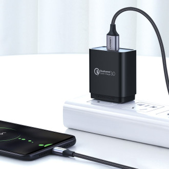 [RETURNED ITEM] Ugreen cable USB - micro USB cable 1m gray (60146)