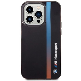 Pouzdro BMW BMHCP14L22HVGV iPhone 14 Pro 6.1&quot; černo/černé IML Tricolor Stripe