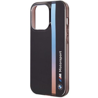 Pouzdro BMW BMHCP14L22HVGV iPhone 14 Pro 6.1&quot; černo/černé IML Tricolor Stripe