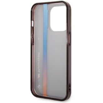 Pouzdro BMW BMHCP14L22HVGV iPhone 14 Pro 6.1&quot; černo/černé IML Tricolor Stripe