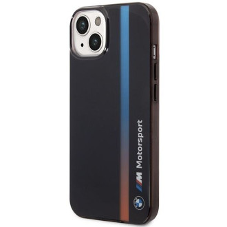 Pouzdro BMW BMHCP14S22HVGV iPhone 14 6.1&quot; černé/černé IML Tricolor Stripe