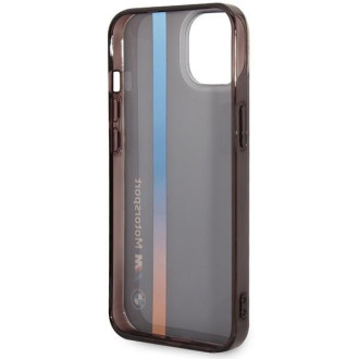 Pouzdro BMW BMHCP14S22HVGV iPhone 14 6.1&quot; černé/černé IML Tricolor Stripe