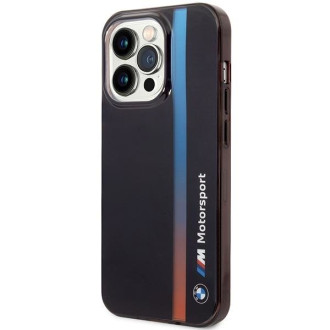 Pouzdro BMW BMHCP14X22HVGV iPhone 14 Pro Max 6,7&quot; černo/černý IML Tricolor Stripe