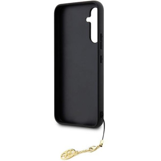 Guess GUHCSA54GF4GBR A54 5G A546 hnědé/hnědé pevné pouzdro 4G Charms Collection