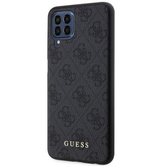 Guess GUHCSM33G4GFGR M33 5G M336 šedé/šedé pevné pouzdro 4G kovové zlaté logo