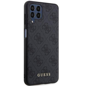 Guess GUHCSM33G4GFGR M33 5G M336 šedé/šedé pevné pouzdro 4G kovové zlaté logo