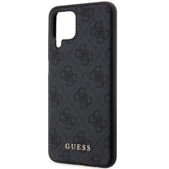 Guess GUHCSM33G4GFGR M33 5G M336 šedé/šedé pevné pouzdro 4G kovové zlaté logo