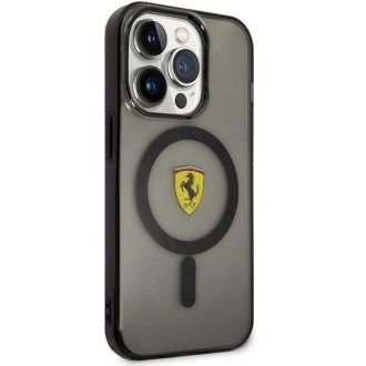 Ferrari FEHMP14LUKK iPhone 14 Pro 6,1" černo/černé pevné pouzdro Translucent Magsafe