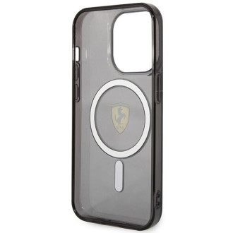 Ferrari FEHMP14LUKK iPhone 14 Pro 6,1" černo/černé pevné pouzdro Translucent Magsafe