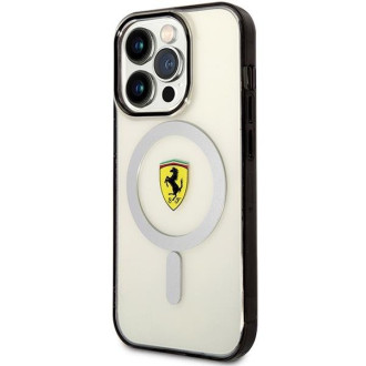 Ferrari FEHMP14LURKT iPhone 14 Pro 6,1" čirý/průhledný pevný obal Outline Magsafe