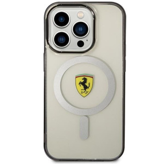 Ferrari FEHMP14LURKT iPhone 14 Pro 6,1" čirý/průhledný pevný obal Outline Magsafe