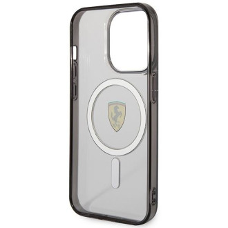 Ferrari FEHMP14LURKT iPhone 14 Pro 6,1" čirý/průhledný pevný obal Outline Magsafe