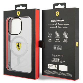 Ferrari FEHMP14LURKT iPhone 14 Pro 6,1" čirý/průhledný pevný obal Outline Magsafe