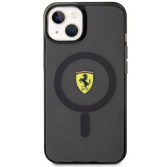 Ferrari FEHMP14MURKK iPhone 14 Plus 6,7" černo/černé pevné pouzdro Translucent Magsafe