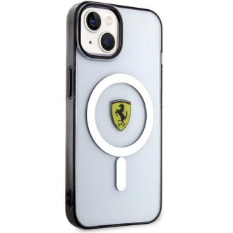 Ferrari FEHMP14MURKT iPhone 14 Plus 6,7" čirý/průhledný pevný obal Outline Magsafe
