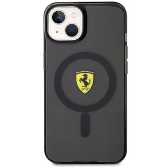 Ferrari FEHMP14SURKK iPhone 14 6,1" černý/černý pevný obal Translucent Magsafe