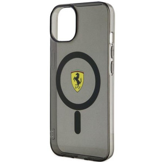 Ferrari FEHMP14SURKK iPhone 14 6,1" černý/černý pevný obal Translucent Magsafe