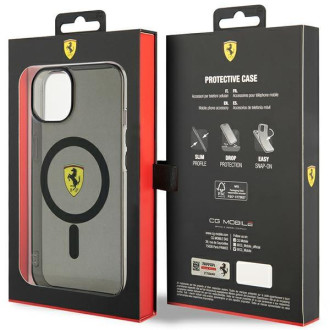 Ferrari FEHMP14SURKK iPhone 14 6,1" černý/černý pevný obal Translucent Magsafe