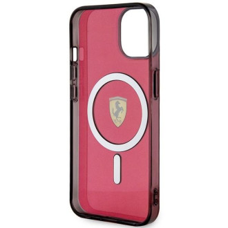 Ferrari FEHMP14SURKR iPhone 14 6,1" červený/červený pevný obal Translucent Magsafe