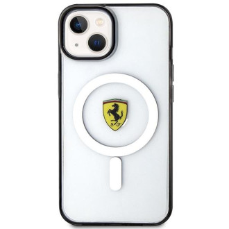 Ferrari FEHMP14SURKT iPhone 14 6,1" čirý/průhledný pevný obal Outline Magsafe