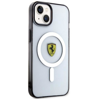 Ferrari FEHMP14SURKT iPhone 14 6,1" čirý/průhledný pevný obal Outline Magsafe