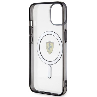 Ferrari FEHMP14SURKT iPhone 14 6,1" čirý/průhledný pevný obal Outline Magsafe