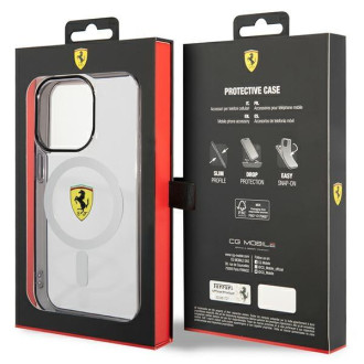 Ferrari FEHMP14XURKT iPhone 14 Pro Max 6,7" čirý/průhledný pevný obal Outline Magsafe