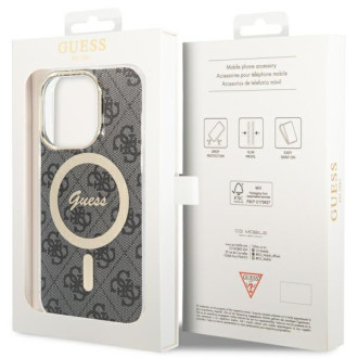 Guess GUHMP13LH4STK iPhone 13 Pro / 13 6,1" černý/černý pevný obal 4G MagSafe