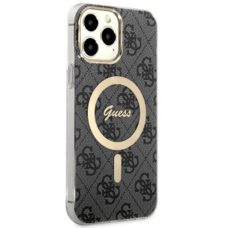 Guess GUHMP13XH4STK iPhone 13 Pro Max 6,7" černý/černý pevný obal 4G MagSafe