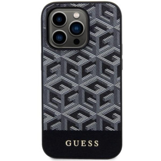 Guess GUHMP14LHGCFSEK iPhone 14 Pro 6,1" černo/černý pevný obal GCube Stripes MagSafe