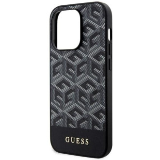 Guess GUHMP14LHGCFSEK iPhone 14 Pro 6,1" černo/černý pevný obal GCube Stripes MagSafe