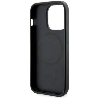 Guess GUHMP14LHGCFSEK iPhone 14 Pro 6,1" černo/černý pevný obal GCube Stripes MagSafe