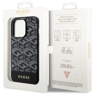 Guess GUHMP14LHGCFSEK iPhone 14 Pro 6,1" černo/černý pevný obal GCube Stripes MagSafe