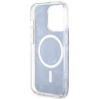 Guess GUHMP14LPCUMAK iPhone 14 Pro 6,1" černo/černé pevné pouzdro Marble MagSafe