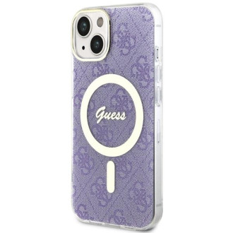 Guess GUHMP14MH4STU iPhone 14 Plus 6,7" fialový/fialový pevný obal 4G MagSafe