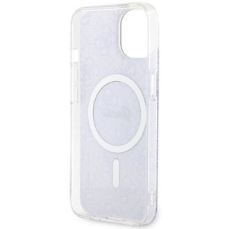 Guess GUHMP14MH4STU iPhone 14 Plus 6,7" fialový/fialový pevný obal 4G MagSafe