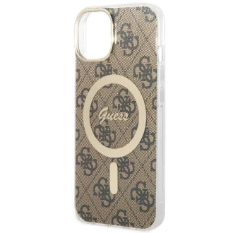 Guess GUHMP14MH4STW iPhone 14 Plus 6,7" hnědý/hnědý pevný obal 4G MagSafe