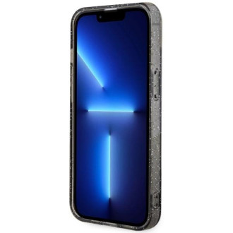 Guess GUHMP14MHCMCGK iPhone 14 Plus 6,7" černo/černé pevné pouzdro Glitter Gold MagSafe