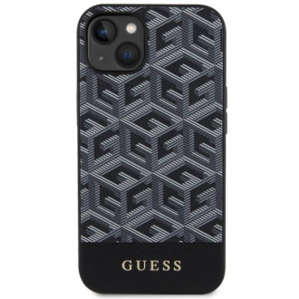 Guess GUHMP14MHGCFSEK iPhone 14 Plus 6,7" černo/černý pevný obal GCube Stripes MagSafe