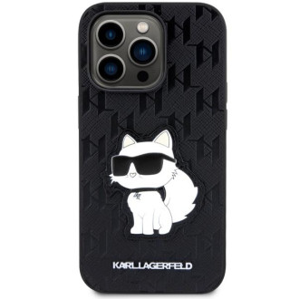 Karl Lagerfeld KLHCP14LSAKHPCK iPhone 14 Pro 6,1" černá/černá Saffiano Monogram Choupette