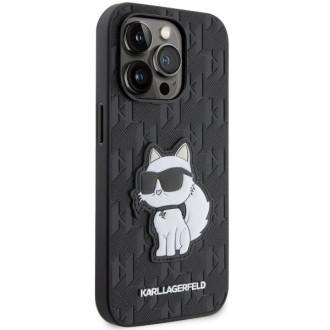 Karl Lagerfeld KLHCP14LSAKHPCK iPhone 14 Pro 6,1" černá/černá Saffiano Monogram Choupette